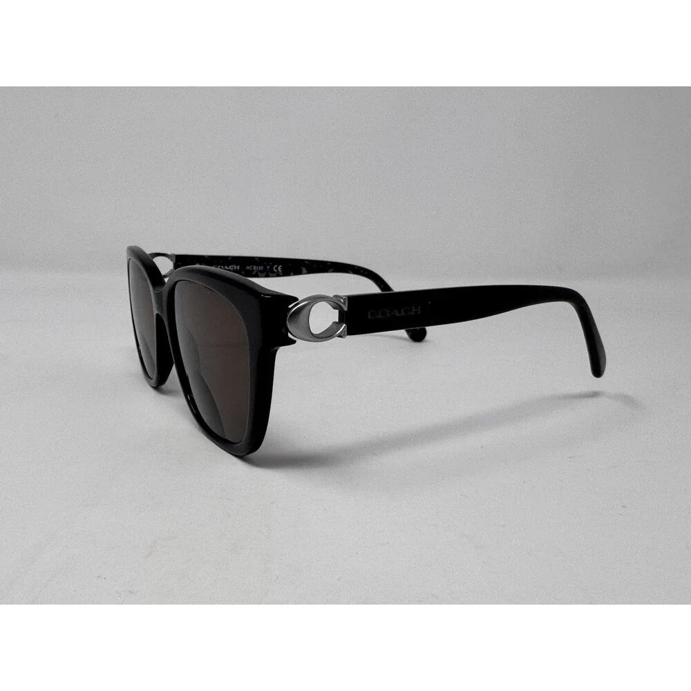 Coach Eyeglasses Frames HC6120 5510 Polished Black Cat Eye Full Rim 54-16-140